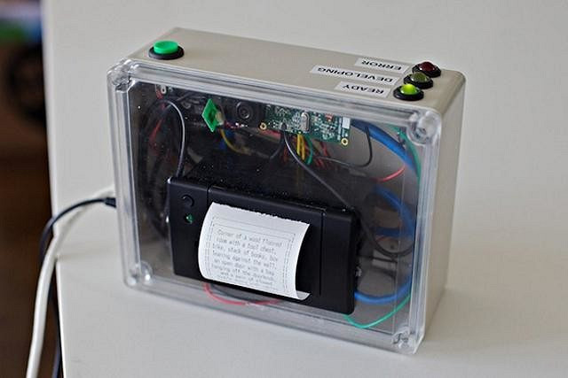 Как Polaroid, только вместо снимков — текст