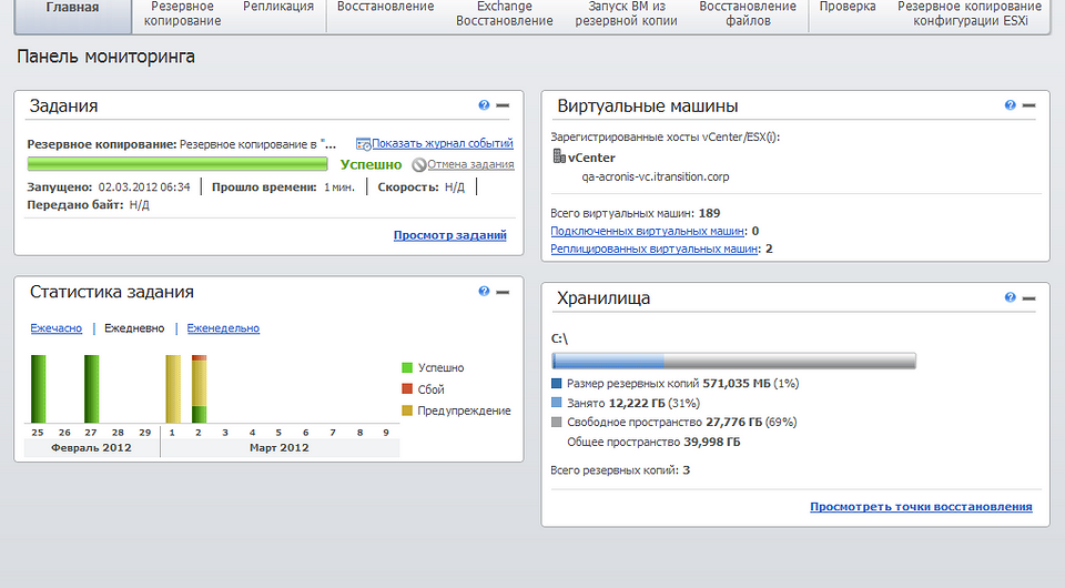 Acronis представляет vmProtect 7 на русском языке
