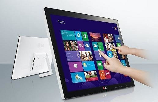 Сенсорный IPS-монитор LG ET63 Touch 10 распознает до 10 одновременных касаний