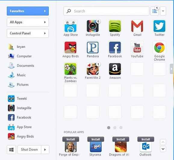 Lenovo возвращает кнопку «Пуск» на ПК с Windows 8