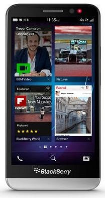 Представлен пятидюймовый смартфон BlackBerry Z30
