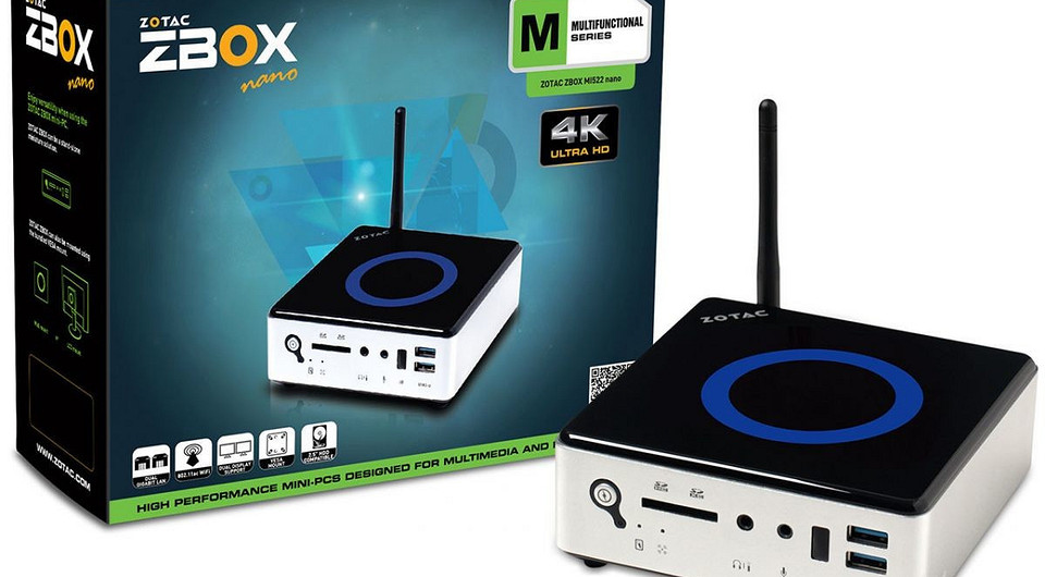 Тест тихого мини-ПК Zotac Zbox nano MI542 Plus