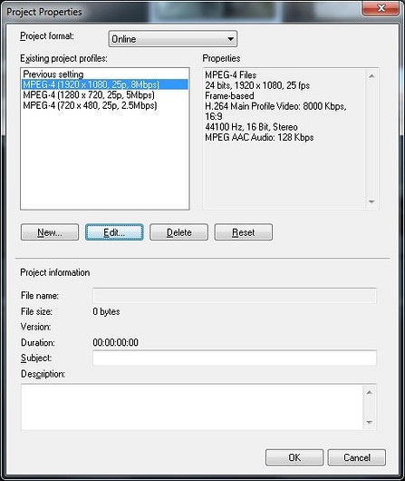 Создаем проект для монтажа видео в Corel VideoStudio Pro