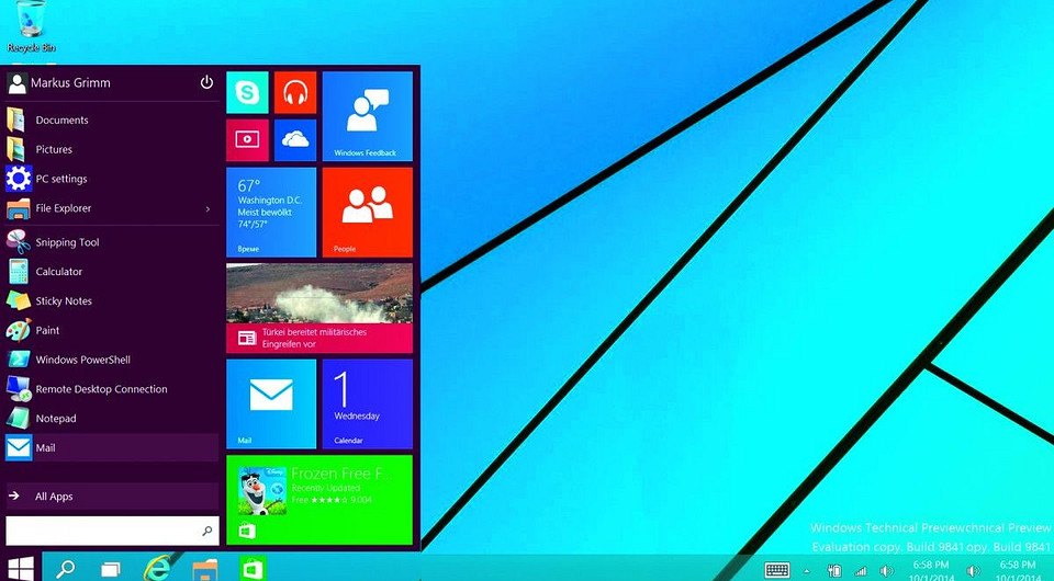 Windows 10: предварительное знакомство