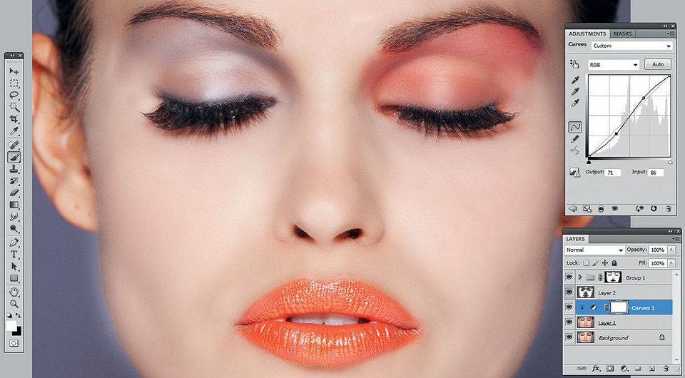 Портретная ретушь: безупречная красота