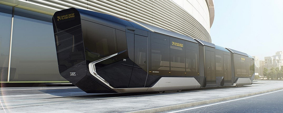 Высокотехнологичный трамвай Russia One (R1) будут выпускать за рубежом