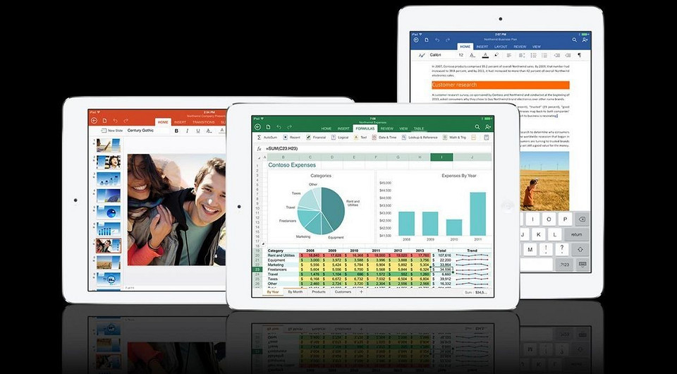 Офисные приложения Microsoft Word, Excel и PowerPoint для iOS получили многозадачность