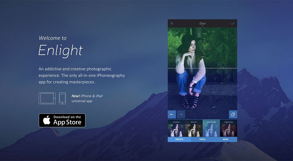 Enlight: лучший фоторедактор для iphone