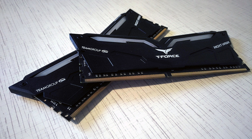 Знакомимся с комплектом оперативной памяти DDR4 Teamgroup T-Force Night Hawk для геймеров