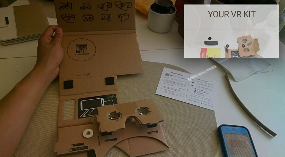 Тест Google Cardboard: на картонке в страну чудес