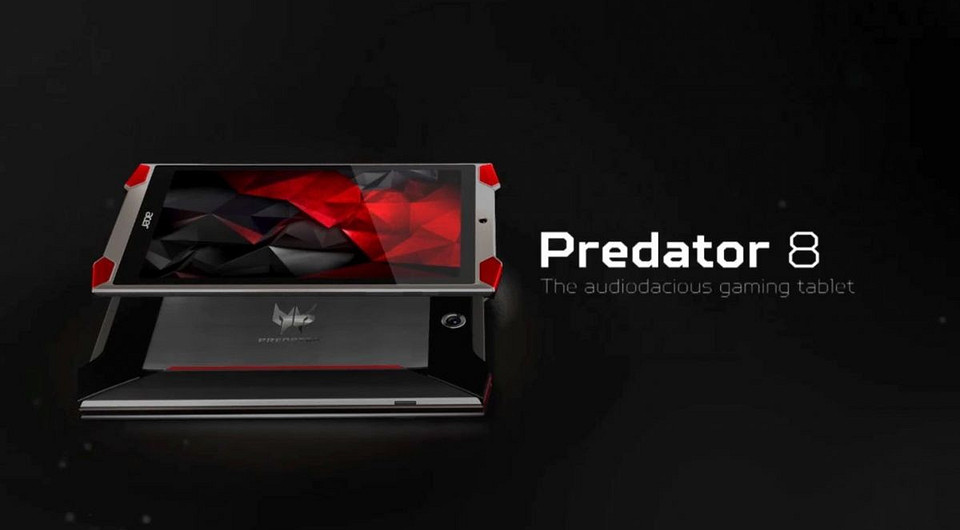 Тест Android-планшета для геймеров: Acer Predator 8