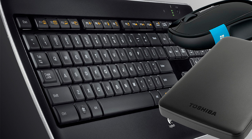 Клавиатура, мышь, внешний жесткий диск: они дополнят ваш ноутбук