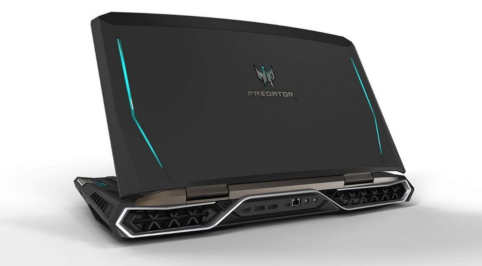 Самый быстрый ноутбук: с двумя GTX 1080 и изогнутым дисплеем