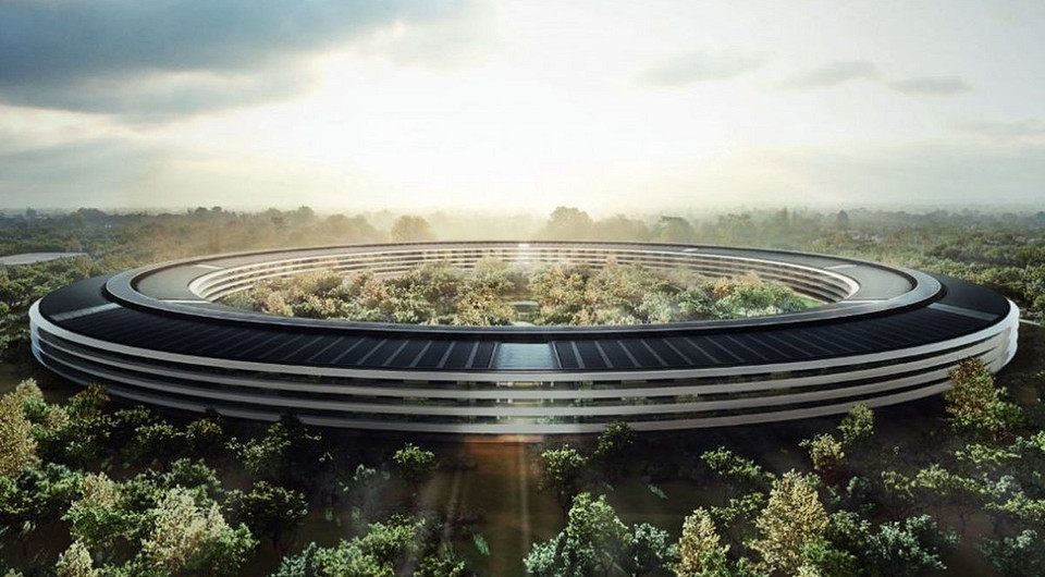 10 интересных фактов о новом кампусе Apple