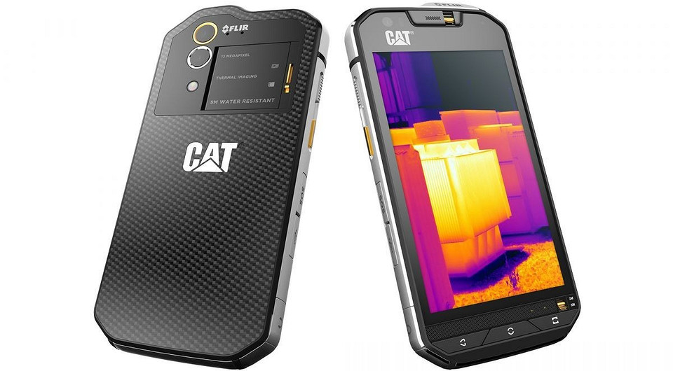 CAT S60: защищенный смартфон с тепловизором от производителя строительной техники Caterpillar