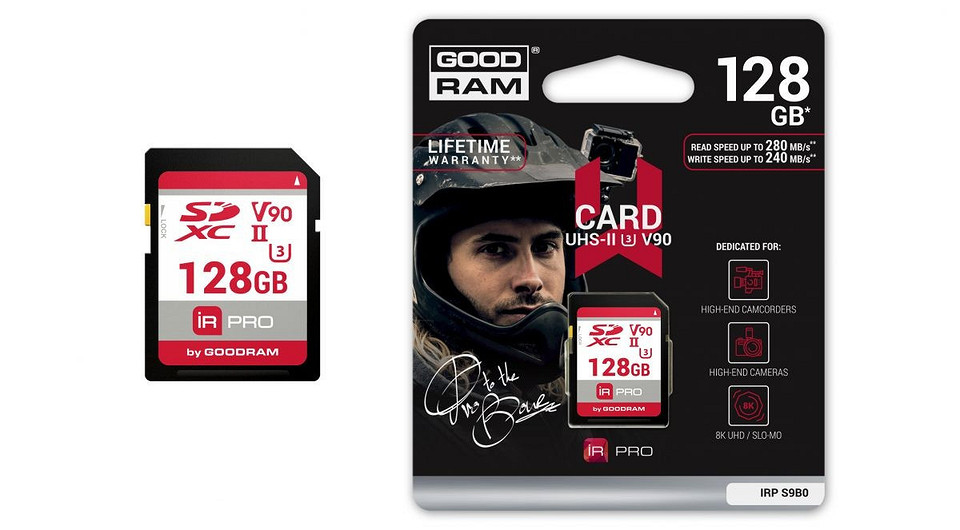 Компания GOODRAM представила новую линейку высокоскоростных карт памяти IRDM