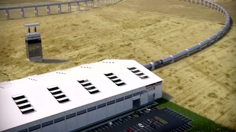 Первый испытательный трек Hyperloop уже почти готов