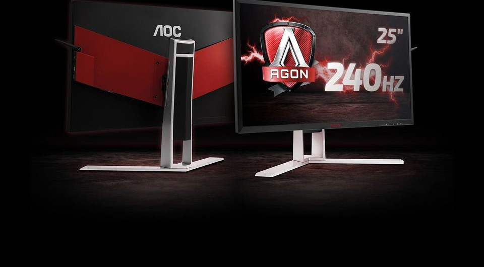AOC AGON AG251FZ: монитор для геймеров с частотой обновления экрана 240 Гц