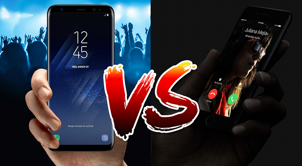 Samsung Galaxy S8 против Apple iPhone 7: сравнение двух топовых смартфонов