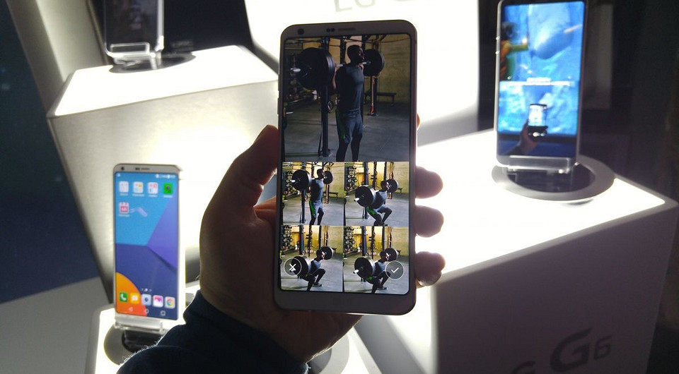 В Москве представлен флагманский смартфон LG G6, обладающий противоударным свойством