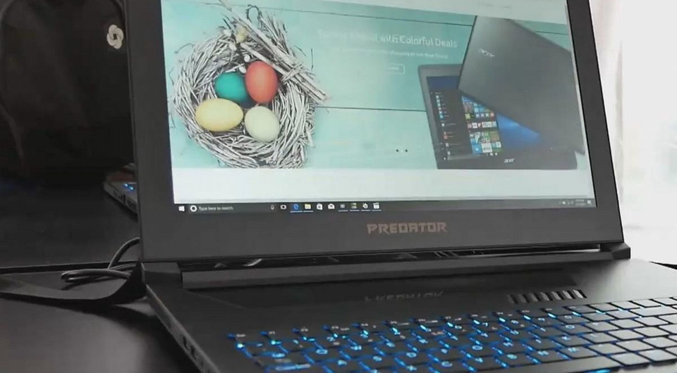Acer выпустит игровой ноутбук Triton стоимостью 200 000 руб с необычным оснащением