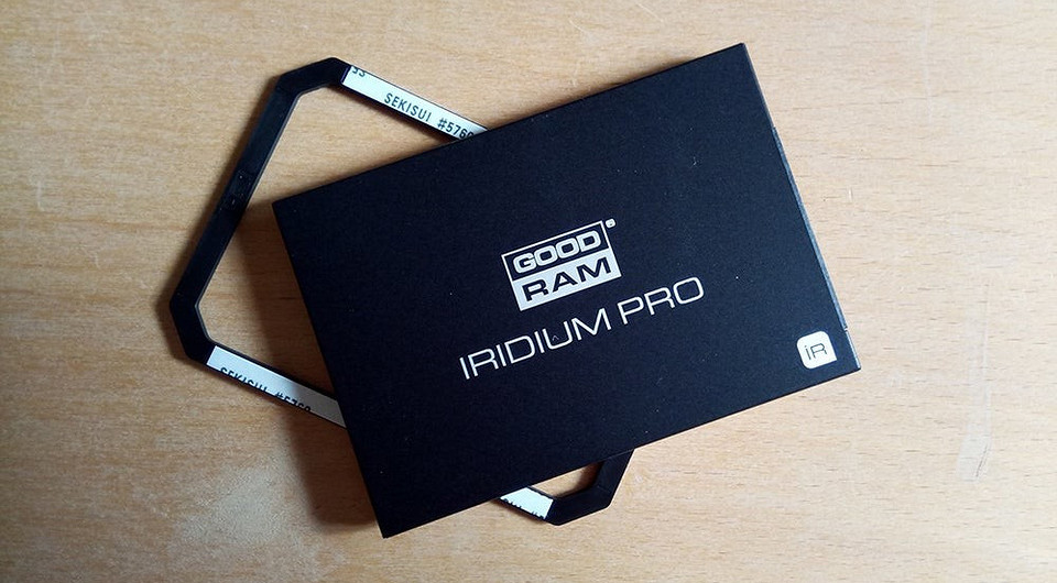 Тест SSD-накопителя GOODRAM Iridium Pro 480GB