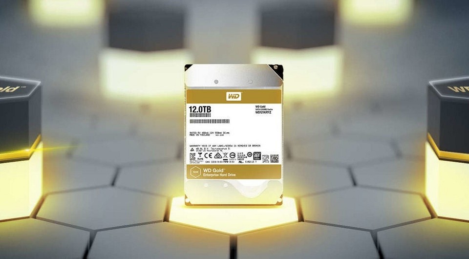 Тест и обзор Western Digital Gold 12TB: быстрый SATA-диск по цене золота