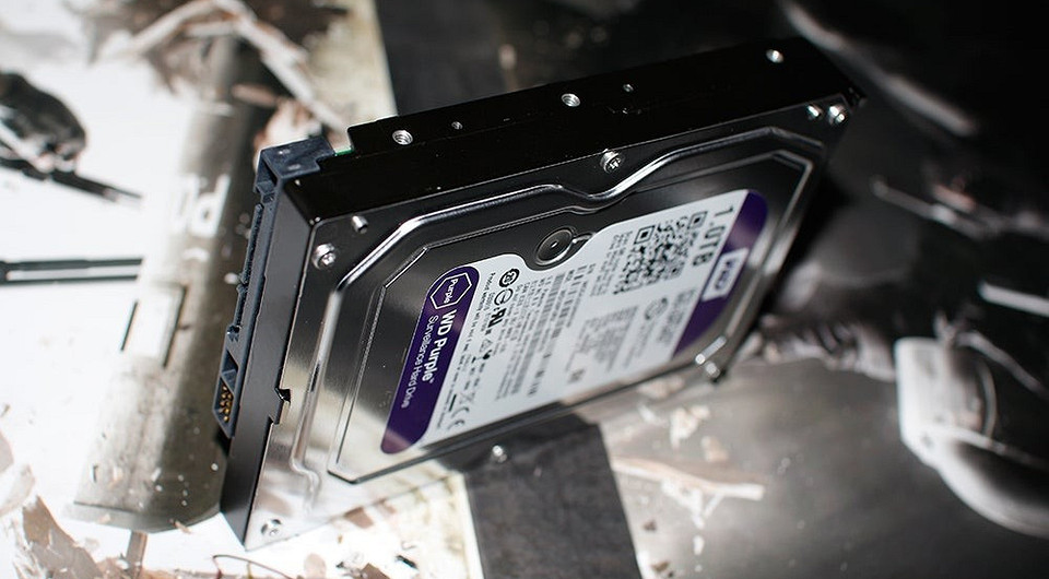 Тест жесткого диска Western Digital Purple 1 TB (WD10PURX)