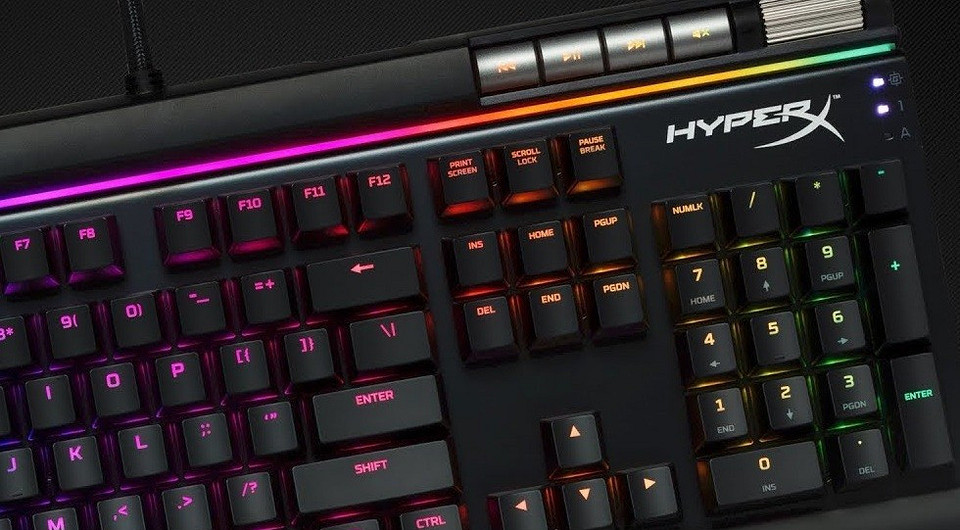 Элитная радуга: обзор игровой клавиатуры HyperX Alloy Elite RGB