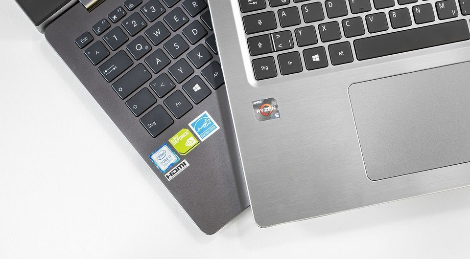 Компактные ноутбуки: AMD Ryzen против Intel