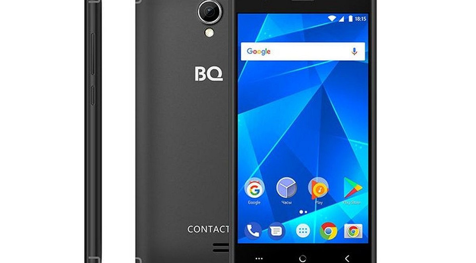 Представлен доступный смартфон с NFC — BQ-5001L Contact