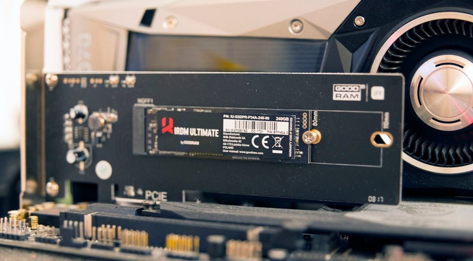 Обзор SSD GoodRAM IRDM Ultimate: объемом 240 Гб с поддержкой NVMe