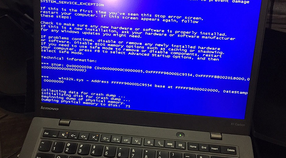 Сбой при запуске Windows — что делать?
