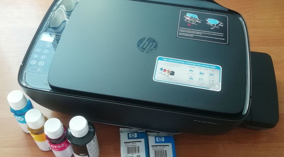 Обзор МФУ HP Ink Tank 415: печатает почти бесплатно