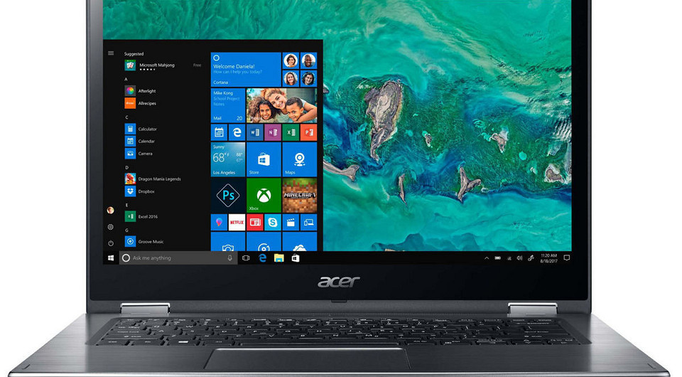 Тест Acer Spin 3 SP314-51-P0WG: отличный трансформер среднего класса