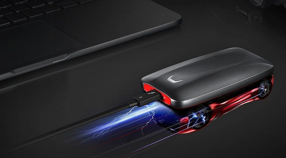 Тест SSD-накопителя Samsung X5 1TB: быстрый и красивый