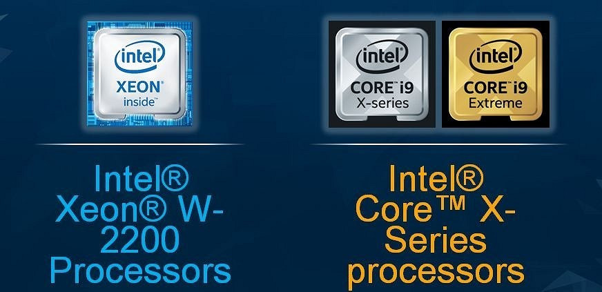 Intel представила новые процессоры Xeon W и Core серии X