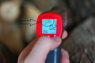 Замеры температуры пирометром