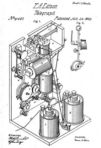 Сам по себе электростатический телеграф был разработан Лесажем еще в 1774 году. Однако Томас Эдисон усовершенствовал его, внедрив автоматический бор для перфорирования бумаги. Теперь не н...