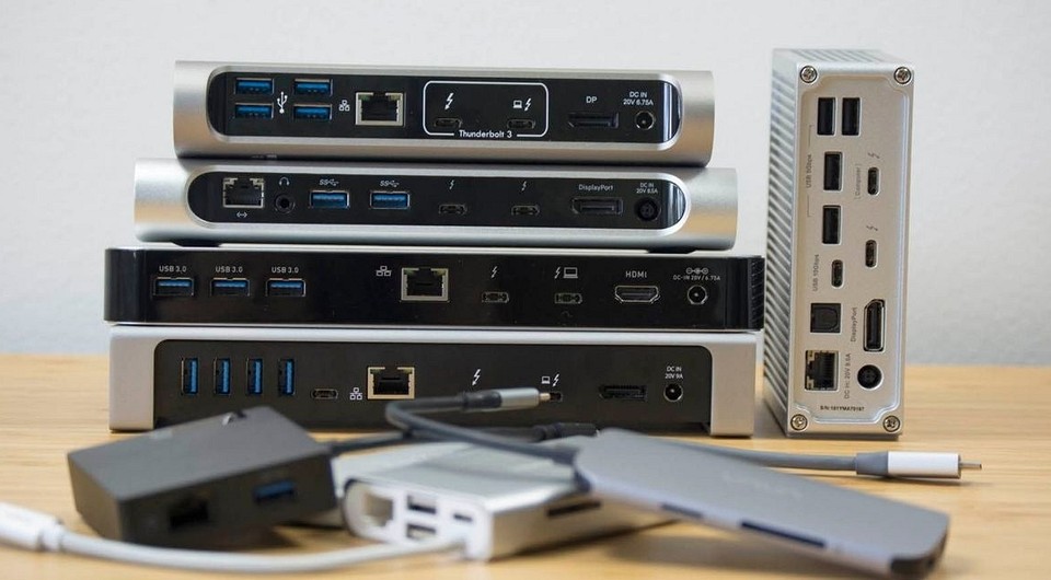 Тест 10 док-станций с Thunderbolt 3: устройства с широкими возможностями