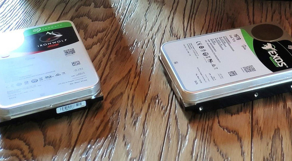 Seagate выпустила накопители с рекордной емкостью 16 Тб