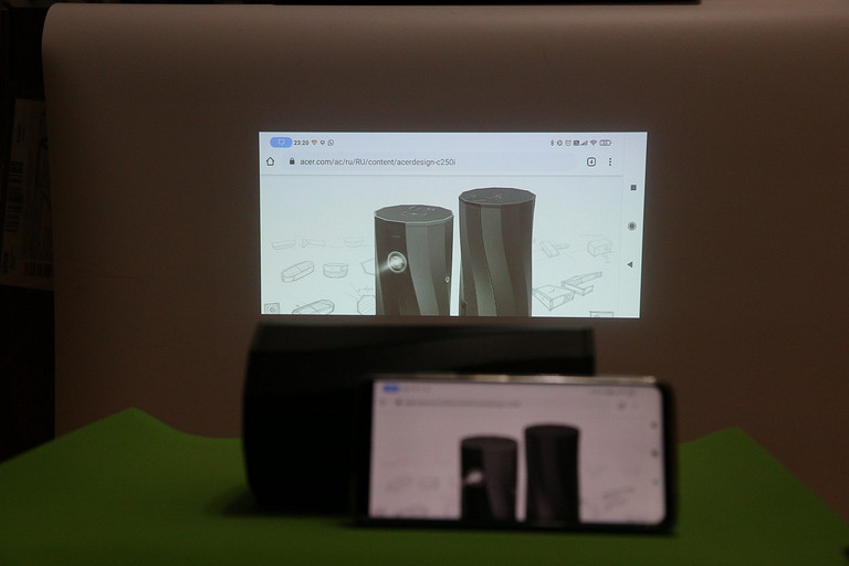 Обзор проектора Acer C250i: хитрости, достойные восхищения