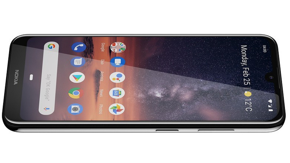 HD+ в 19:9-формате: будучи современным, смартфон имеет безрамочный (отчасти) дисплей и маленький каплевидный вырез