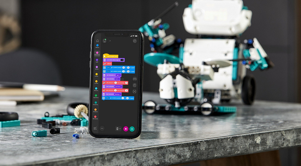 У LEGO появится еще один робот-конструктор, которым можно управлять со смартфона