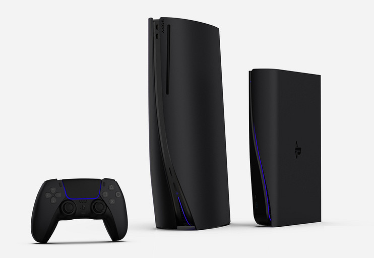 Дизайнер показал, какой будет PS5 Pro — футуристичной и очень мощной