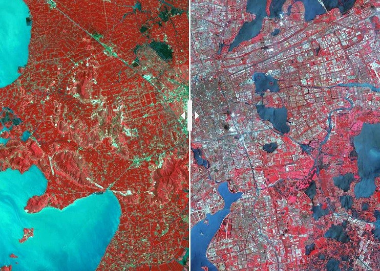Спутник Terra снял Землю с высоты 700 км — аппарат обнаружил исчезнувшие водоемы и показал, как меняется мир