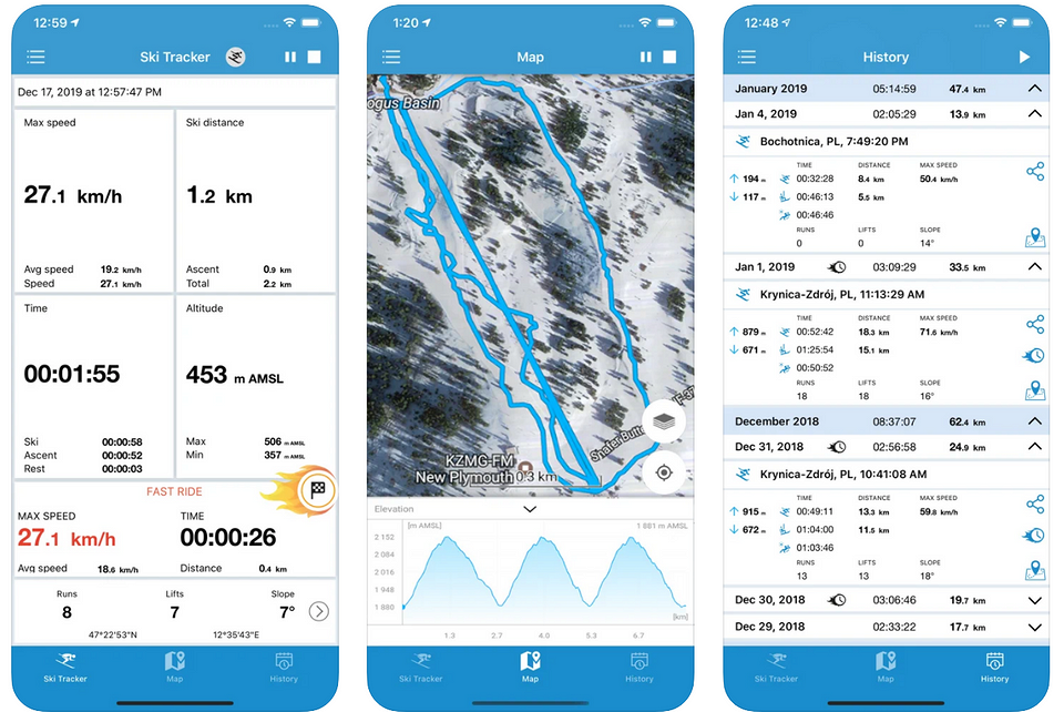 Горнолыжные приложения. EXA Ski Tracker. Приложение для лыжников Android беговых. Трекер для лыжника. Программа Ski tracks.