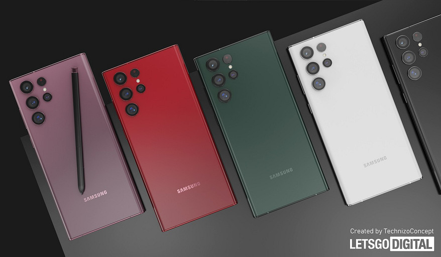 Samsung Galaxy S22 Ultra показали на качественных рендерах — один из самых интересных флагманов 2022 года