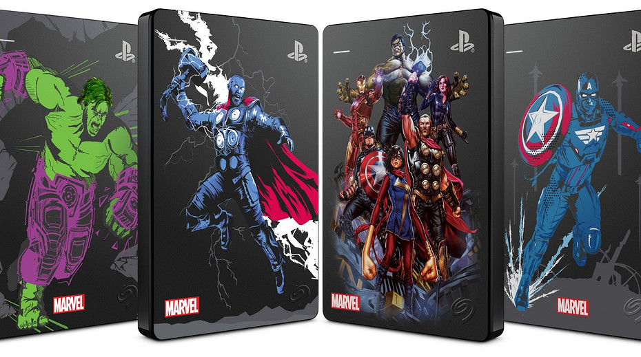 Обзор внешнего диска Seagate Game Drive for PS4 Limited Edition «Marvel Avengers»