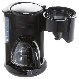 Модель от Tefal с высокой мощностью 1000 Вт быстро нагреет воду для приготовления кофе. Прибор рассчитан на большую семью или мини-офис, так как вмещает сразу 1,25 л воды. 